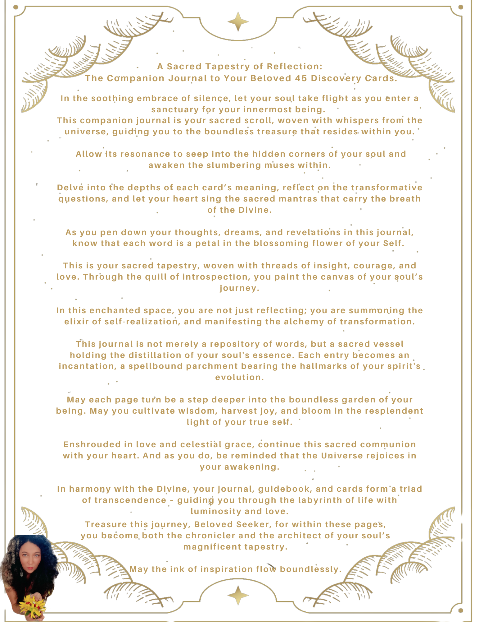 45 CARD GUIDEBOOK JOURNAL BACK COVER UNLEASH YOUR INNER WEALTH