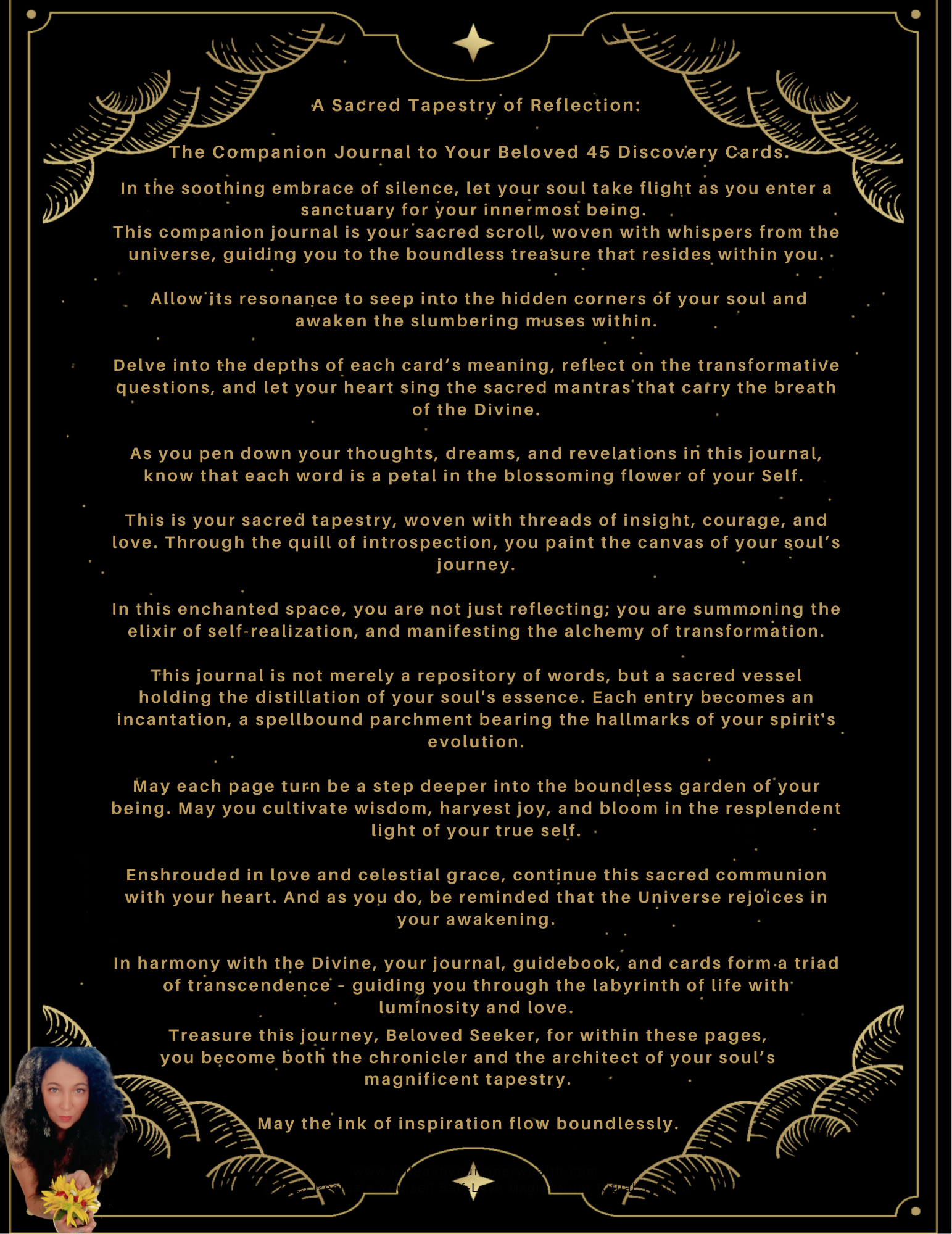 45 CARD GUIDEBOOK JOURNAL BACK COVER UNLEASH YOUR INNER WEALTH