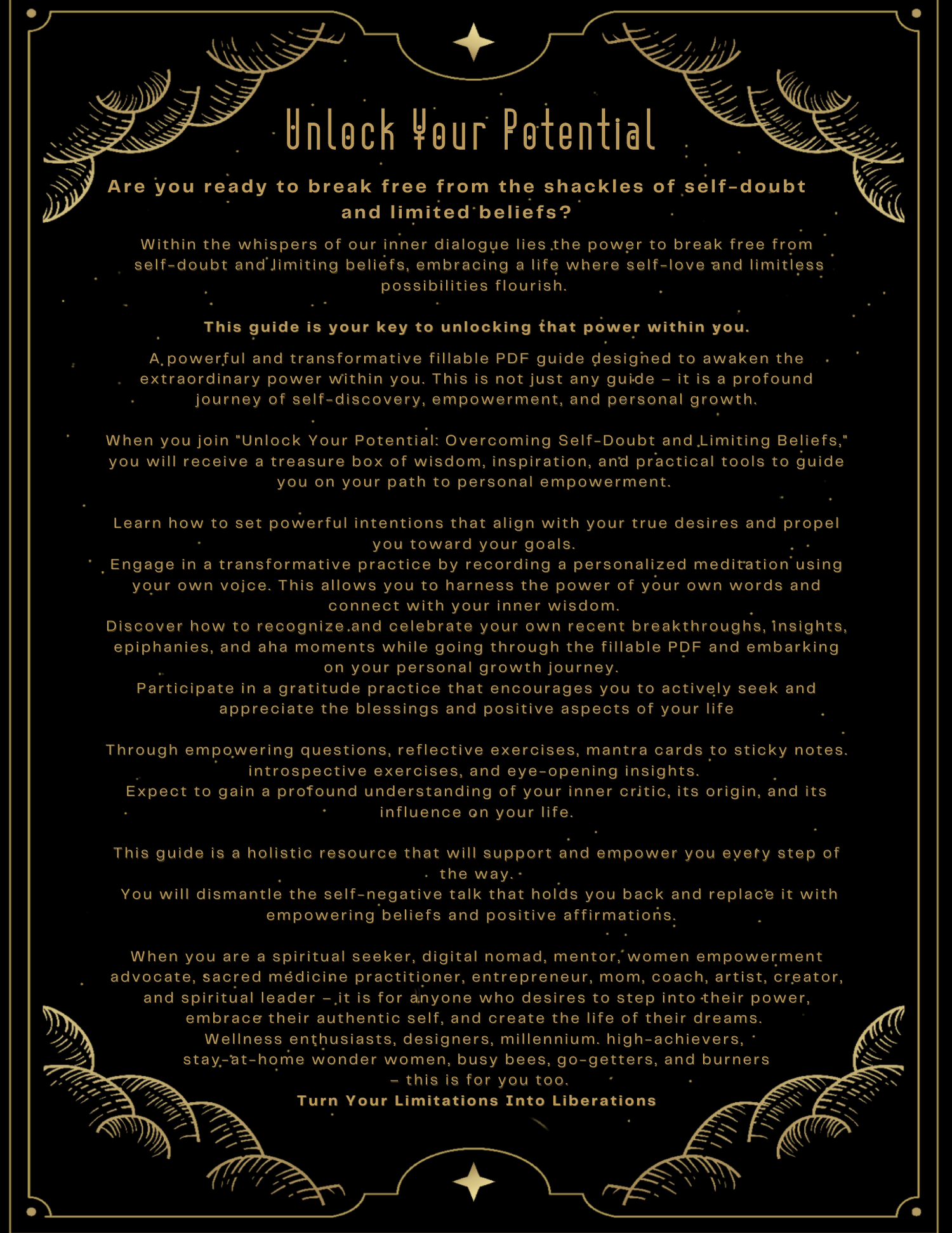 OVERCOME SELF-DOUBT & LIMITED BELIEFS