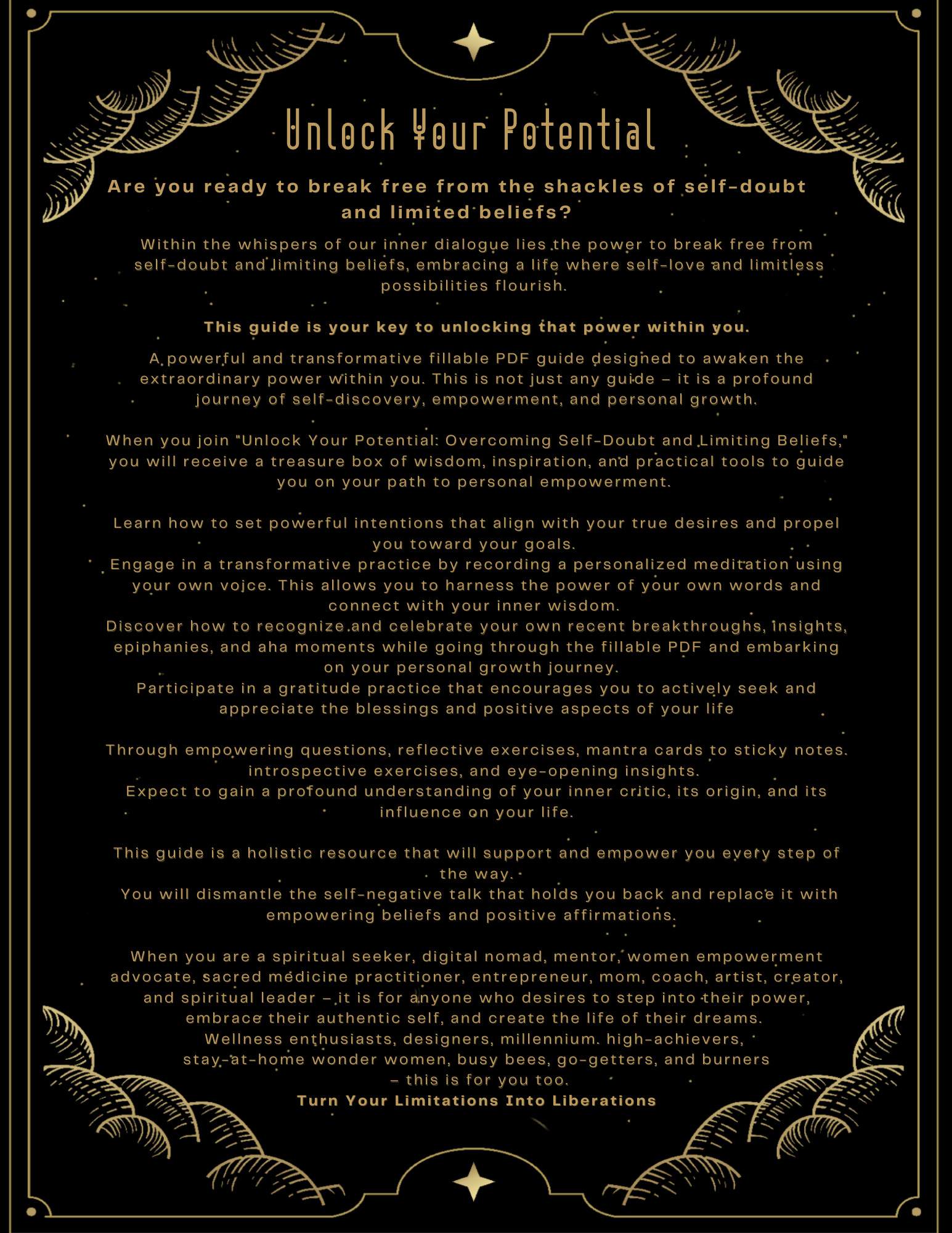 OVERCOME SELF-DOUBT & LIMITED BELIEFS