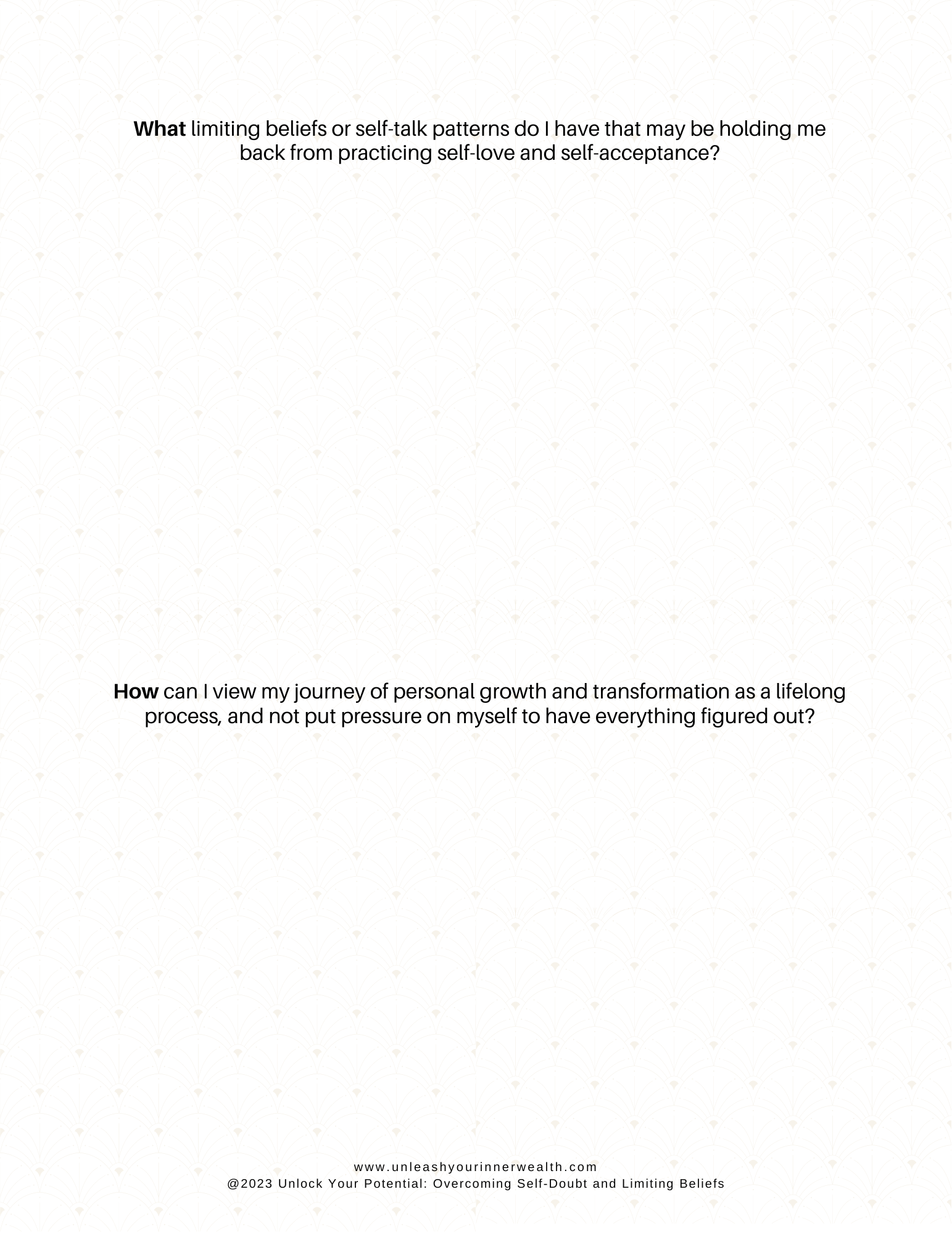 EMPOWERING QUESTIONS FOR SELF LOVE GUIDEBOOK JOURNAL UNLEASH YOUR INNER WEALTH