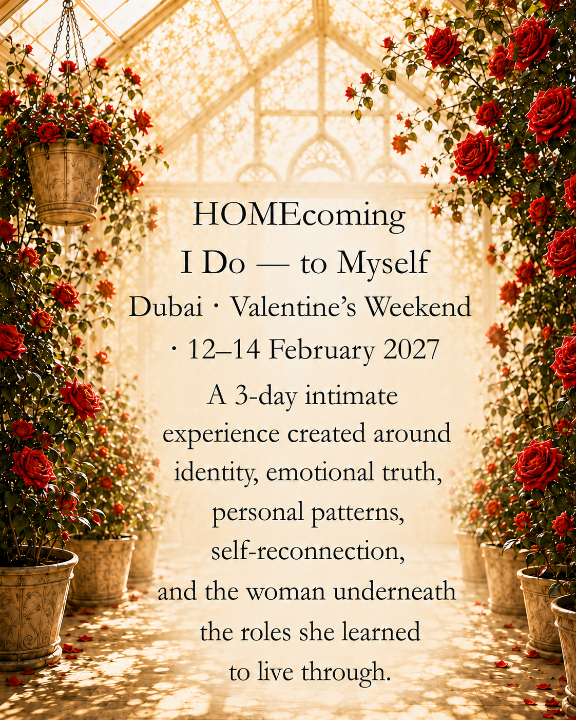 dubai homecoming retreat valentines 2027 with unleash your inner wealth