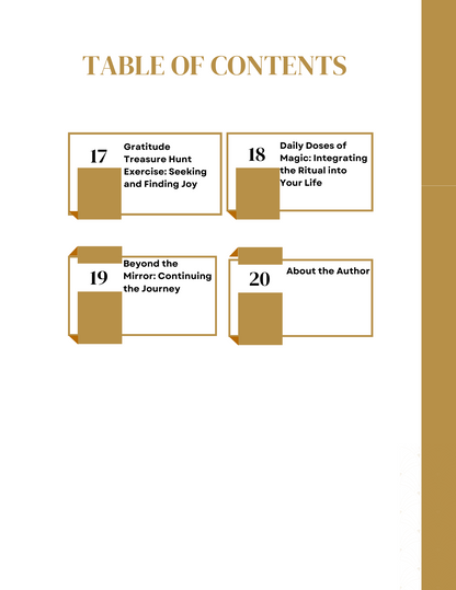 table of contents 3 for Turn your vulnerabilities into empowerment through a powerful &amp; inspirational fillable PDF journal  by emmanuelle Blanc from Unleash your inner wealth