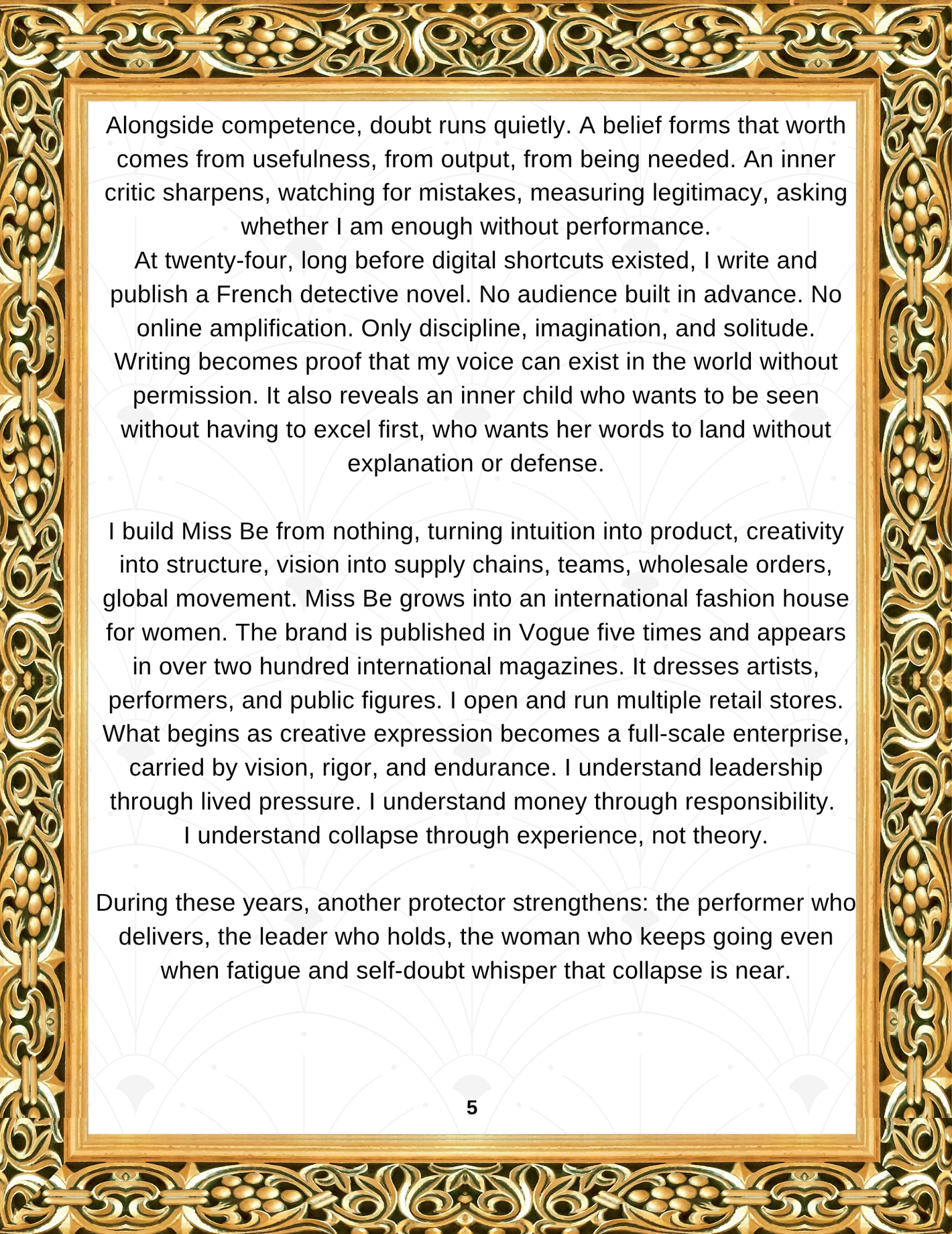 Inner work and self-inquiry — Who Am I written portrait Emmanuelle Blanc